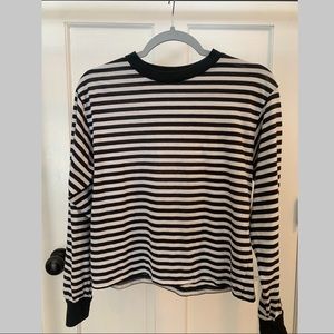 Striped long sleeve shirt
